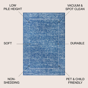 Azul Filigree Area Rug